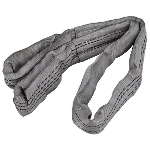 Élingue de Levage à Double Boucle, 4t Ronde Élingue de Levage Douce Élingue Ronde Fournit une Fiabilité Ultime