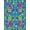 Blue, Pattern 3, variant on ODIKA Funky Aesthetic Cartoon Retro Blocks Graphic Bold Outline Flowing Dynamic Pet Friendly & Kids Safe Play for Playroom, Bedroom, Reading Nook