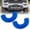 Blue, variant on RECON - Fits 15-23 F150 & Raptor Models Tow Hook Covers 2-Piece Set of 100% Silicone Rubber Covers Heavy Duty Rugged Durability Unique Style Protection (Green)