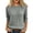 Gray #43, variant on WULMLEO Women's Cable Knit Sweaters Crewneck Three Quarter Sleeve Soft Pullover Tops Dark Green S