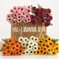 thumbnail image 3 of Goodw7 Artificial Daisies Fall Flowers, Lifelike Fake Plant for Home Decor, Realistic Floral Arrangements for Front Porch Pots Gardens Vases Planters, 3 of 6