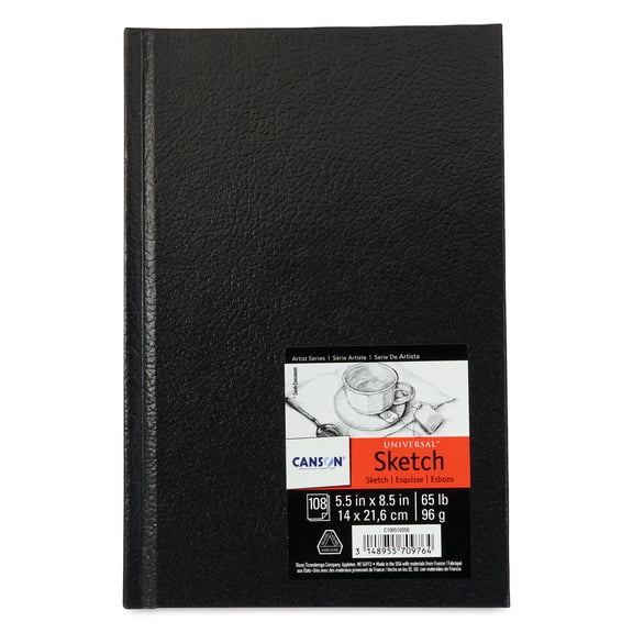 Canson Artist Series Sketchbook - 8-1/2" x 5-1/2", 108 Sheets