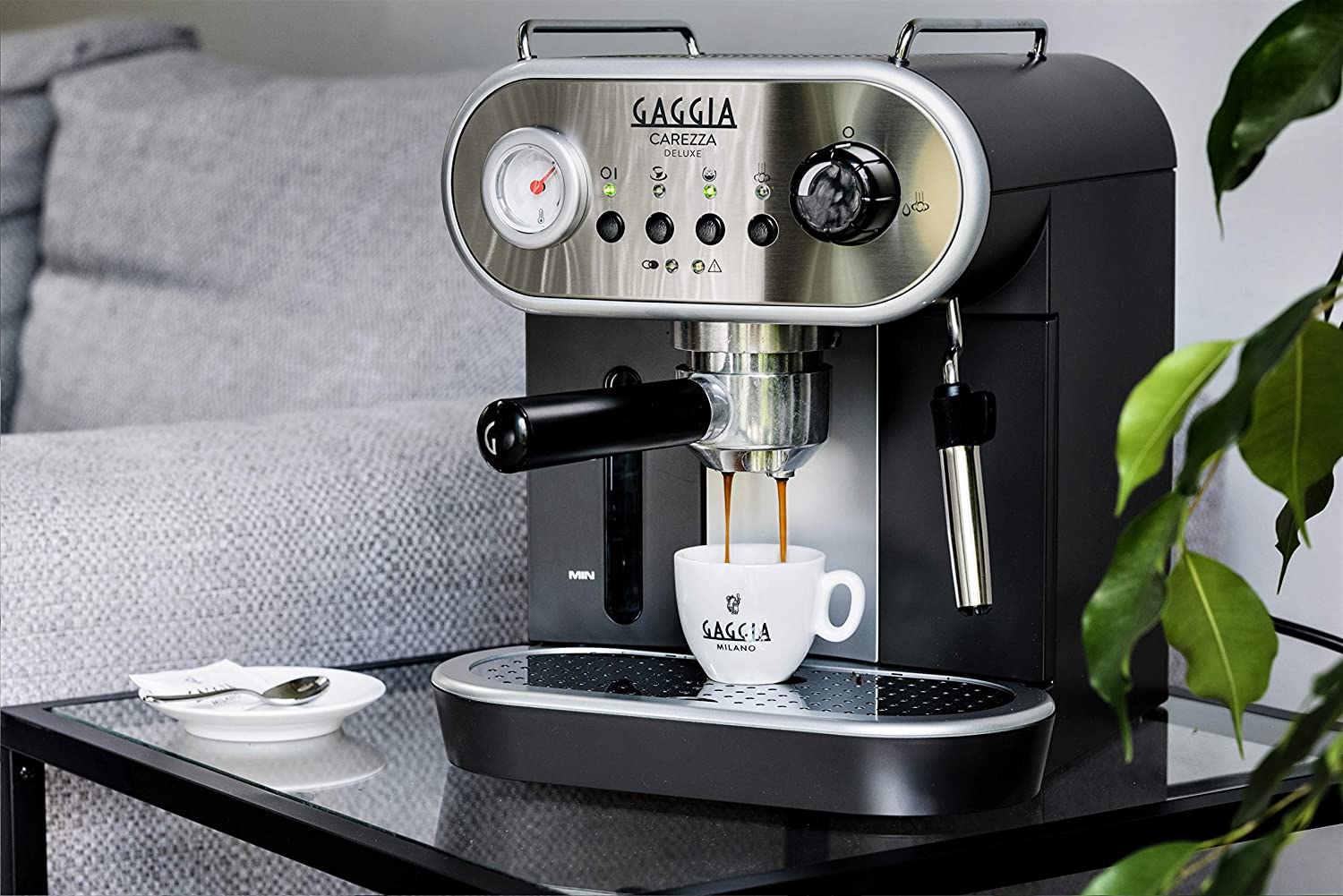 Gaggia RI852501 Carezza De Luxe Espresso Machine, Silver - image 5 of 6