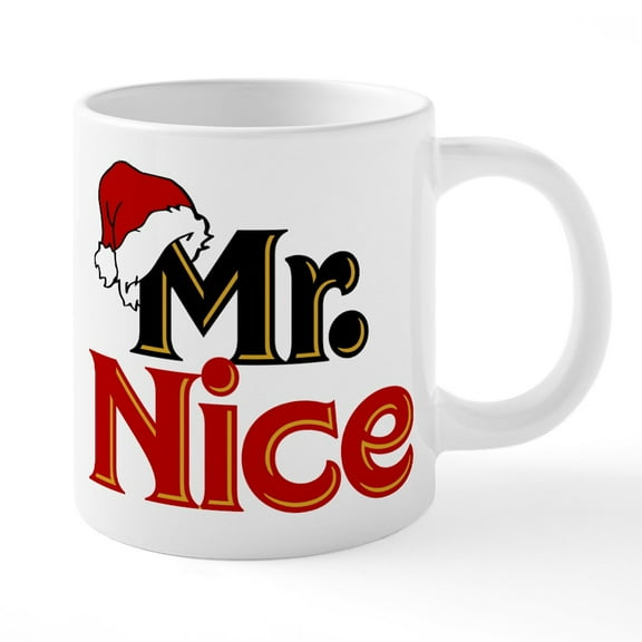 CafePress - Christmas Mr Nice - 20 Oz White Ceramic Mega Mug