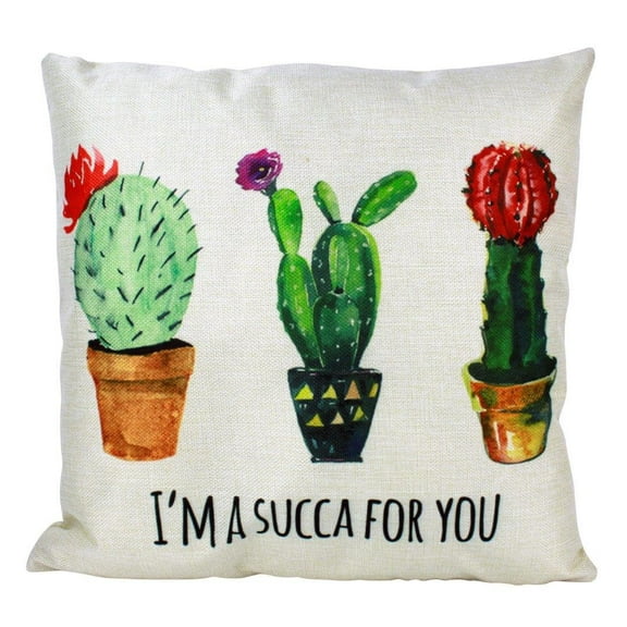 I'm a Succa for You Cactus Pillow Cover | Cactus Pillow Cover | Cactus Pillow | South Western | Throw Pillow | Room Decor | Home Decor