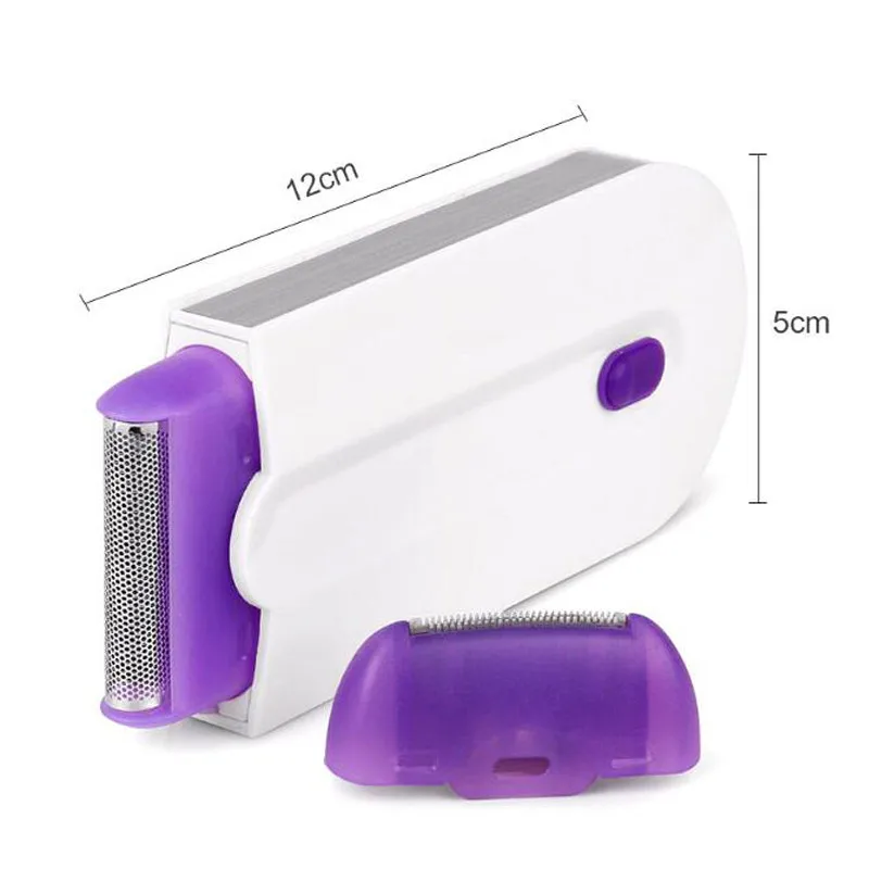 Women's Epilator Painless 2 IN 1 Hair Remover Epilator Body Face Leg Bikini Shaver Hair Removal Hair Trimmer Shaving Device