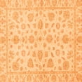 thumbnail image 1 of Ahgly Company Indoor Square Oriental Orange Traditional Area Rugs, 6' Square, 1 of 4