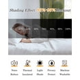 thumbnail image 5 of Sage Green Gold Blackout Curtains 84 Inches Long for Bedroom, Aesthetics Flower Boho Watercolor Art Thermal Insulated Room Darkening Black Out Window Curtain Panels Grommet Drapes for Living Room, 5 of 8