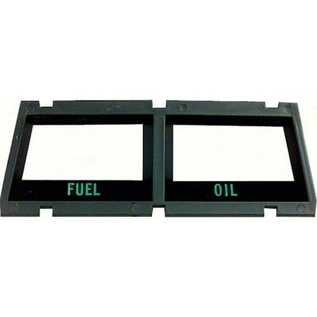 Fuel Gauge Bezel - OER 6480884 Console Gauge Bezel, Fuel, Oil, 68-74 Nova/68-69 Camaro