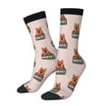 thumbnail image 1 of Lukts Chaussettes Motif Berger Allemand pour Femmes, Chaussettes Mi-Mollet Douces et Anti-Humidité, 1 of 6