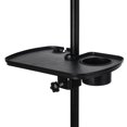 thumbnail image 1 of Microphone Stand Tray, Universal Mic Stand Clamp-On Tray, Utility Shelf Rack Tray for Karaoke, Recording, Live Broadcast, Live Streaming, Performance, Drink Holder and Microphone Holder, 1 of 6