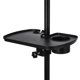 thumbnail image 1 of Bandeja de soporte para micrófono, bandeja universal con abrazadera para soporte de micrófono, bandeja para estante de utilidad para karaoke, grabación, transmisión en vivo, transmisión en vivo, rendi, 1 of 7