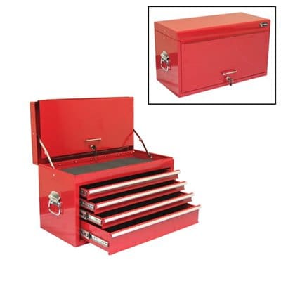 4 Drawer Portable Metal Tool Chest Walmart Com Walmart Com