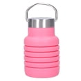thumbnail image 2 of Botella de agua plegable, 500 ml de agua de silicona plegable Taza de agua de silicona Botella de agua de silicona construida para durar, 2 of 8
