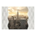 thumbnail image 3 of Tiptophomedecor New York Wallpaper Wall Mural - Balcony View Of NYC, 3 of 4