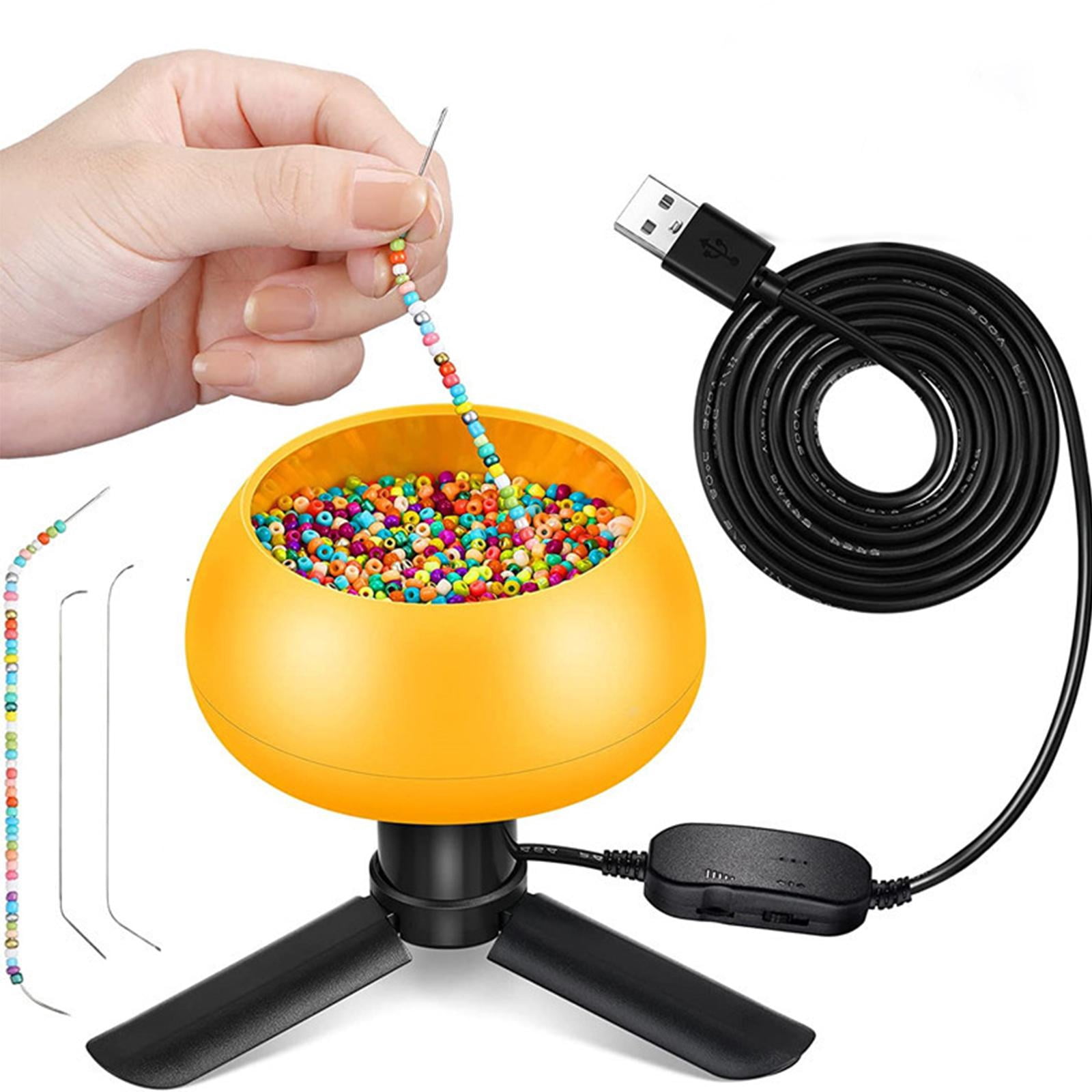 Electric Bead ner Beading Tool Jewelry Making Bowl for Pendants Charms