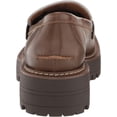 thumbnail image 4 of Sam Edelman Laurs Olive Taupe Slip On Round Toe Chunky Lug Sole Platform Loafers (Olive Taupe, 7.5), 4 of 5