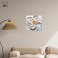 thumbnail image 3 of Ivory White II Canvas Elegant Floral Art by Art Remedy, Gallery Wrapped, 20" x 20", 3 of 7