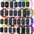 thumbnail image 2 of LEIXIUER Silicone Band for Apple Watch Bands 40mm 38mm 41mm 42mm 44mm 45mm 49mm Ultra for Women Men, Soft Sport Bands Replacement Wristbands Bracele for iWatch Series 8 7 SE 6 5 4 3 2 1 Accessories, 2 of 9