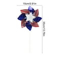 thumbnail image 4 of under $5 Usloyux American Flag Patriotic Pinwheels Windmill Wind Spinner for Yard Garden Lawn Fourth of July Independence Day Party Decorations, 4 of 6