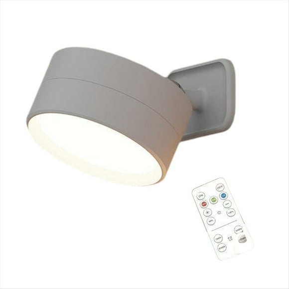 Lámpara de Pared LED Magnética Recargable con Rotación de 360° y Control Remoto Táctil para Gabinete, Ideal para el Hogar y la Oficina, Color .