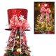 thumbnail image 1 of Adornos para la copa del árbol de Navidad EZLIFE sombrero con lazo bastones de caramelo, 1 of 7