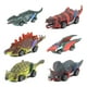 thumbnail image 1 of Juguetes De Coche De Dinosaurio Extraíbles, Plástico Interesante, 6 Piezas Desarrollado Por Inteligencia, Modelo De Coche Extraíble, Juguete Vívido Para El Hogar, 1 of 8