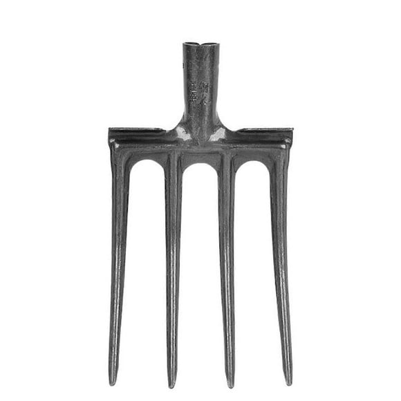 Digging Fork High Carbon Steel Strong Strength Corrosion Prevention Anti Breakage Garden Digging Spading Fork 4 Tine