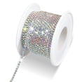 thumbnail image 1 of Adorno de cadena de diamantes de imitación de 10 yardas, cadena de diamantes de imitación para manualidades, costura, bricolaje, joyería, boda, decoración, 1 of 6