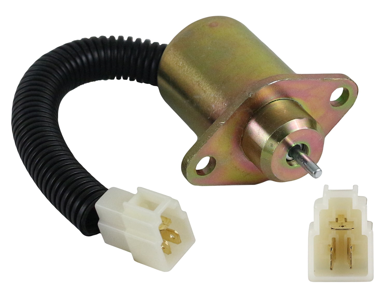 NEW FUEL SHUTOFF SOLENOID FITS KUBOTA ENGINE B1700D B21 1503ES