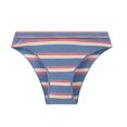 thumbnail image 1 of Gibobby Braguitas Slim Fit Ropa interior de algodón para mujer Bragas de bikini hipster sexy transpirable de corte(Azul， XL), 1 of 2