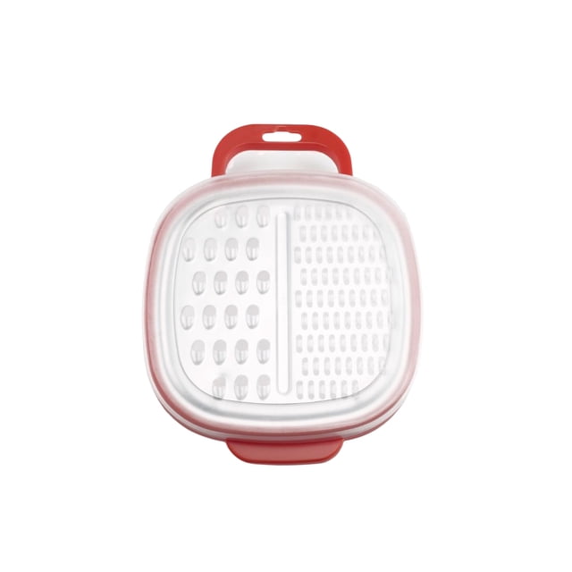 Moyic Rebanadora de verduras Zanahoria Rallador afilado Resistente a la oxidación Trituradora universal dura Gadgets Multifuncional para Cocina y Comedor Rojo Pequeño