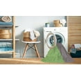thumbnail image 2 of Ahgly Company Machine Washable Indoor Round Transitional YellowGreen Area Rugs, 8' Round, 2 of 7