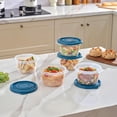 thumbnail image 4 of Mainstays Semi Durable Round 3.2 Cup Plastic Food Storage Containers, 5 Pack, 4 of 10