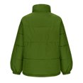 thumbnail image 5 of Lenago Winter Jackets For Women Quilted Lightweight Jackets Long Sleeve Cropped Cotton Padded Coat Jacket Solid Color Warm Thermal Outerwear Winter Essentials S-Xxl, 5 of 5
