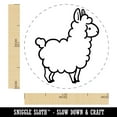 thumbnail image 2 of Chibi Little Llama Self-Inking Rubber Stamp Ink Stamper - Pink Ink - Medium 1 Inch, 2 of 7
