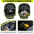 thumbnail image 2 of Mochila Grande para Pickleball HAMBOLY para Hombre y Mujer con Enfriador Negra, 2 of 6