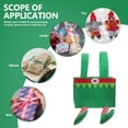 thumbnail image 6 of Homoyoyo Reusable Green Cloth Christmas Candy Bags for Holiday Storage and Festive Party Favor Pouches, 6 of 8