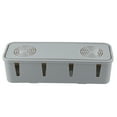 thumbnail image 2 of Multi Power Plug Socket Anti-dust Safety Box Storage Cable/ Wire/ Cord Organizer (Grey), 2 of 8