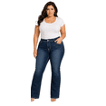 thumbnail image 4 of jack david womens plus size jeans stretchy blue denim jean pants, 4 of 9