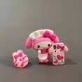 thumbnail image 4 of My Melody Kuromi figura Kawaii muñeca Sanrio Juguetes DIY Iphone funda pastel accesorios decorativos modelo de dibujos animados juguete regalos decorativos, 4 of 4