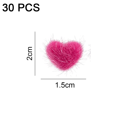 thumbnail image 2 of Pompones para decoración de uñas en forma de corazón - Pompones esponjosos para decoración de uñas desmontables Pompones magnéticos 3D con base magnética para diseño y decoración de uñas, 2 of 5