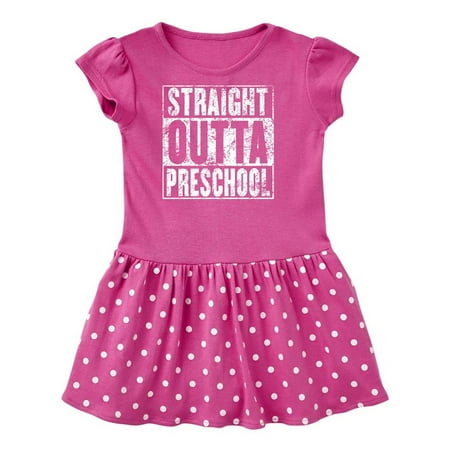 

Inktastic Straight Outta Preschool Gift Toddler Girl Dress