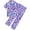Butterflies, variant on Girls Pajamas Set 2 Piece Printed Silky Button Down Sleepwear with Short Sleeve Top and Long Pants 5-14 Years