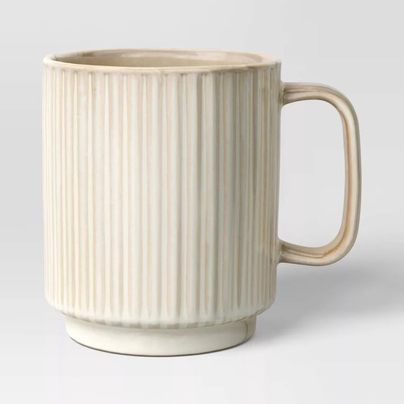 16oz Moira Ceramic Mug Cream