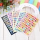 thumbnail image 2 of 880 piezas. 10 hojas de pegatinas de letras de colores, pegatinas autoadhesivas del alfabeto para manualidades y regalos de scrapbooking., 2 of 5