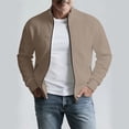 thumbnail image 4 of Bxsruta Mens Full Zip Athletic Jacket Stand Collar Workout Track Jacket Quilted Casual Outerwear, 4 of 8