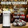 thumbnail image 4 of McKay 16 oz. Metal Can Crusher, Heavy-Duty Wall Mounted Smasher for Aluminum Seltzer, Soda, Beer Cans and Bottles for Recycling with Built-in Bottle Opener, Home Gadgets - White, 4 of 6
