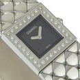 thumbnail image 3 of Pre-Owned CHANEL Matelasse Watch Diamond Bezel H0489 Stainless Steel Quartz Analog... (Fair), 3 of 8