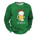 thumbnail image 4 of Men's Christmas Beer Glass Themed Casual Style Hoodless Sweatshirt, 4 of 4